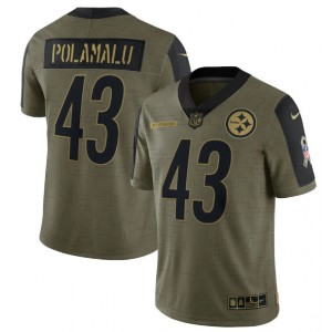 Nike Pittsburgh Steelers 43 Troy Polamalu 2021 Olive Salute To Service Limited Jersey Dyin,We sell and wholesale Nike Pittsburgh Steelers 43 Troy Polamalu 2021 Olive Salute To Service Limited Jersey Dyin on line form chian!